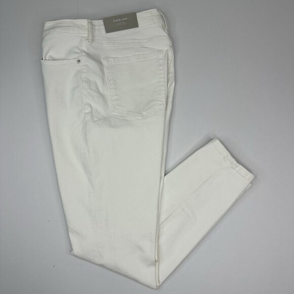 Everlane Women's NWT White The High Rise Skinny Minimalist Ankle Jean W31.25/L28 - Picture 3 of 12